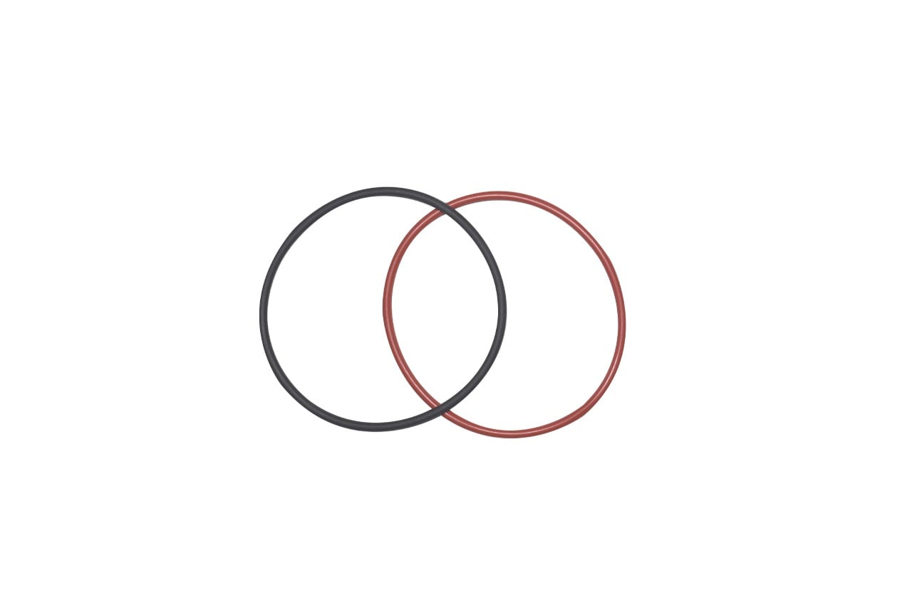 Butt O-Ring Red Black